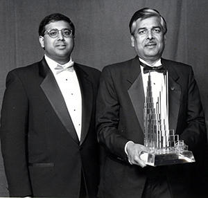 Sumeet Shrivastava, EMBA ’94, has been dedicated to the success of the School and University ever since he became a Patriot.